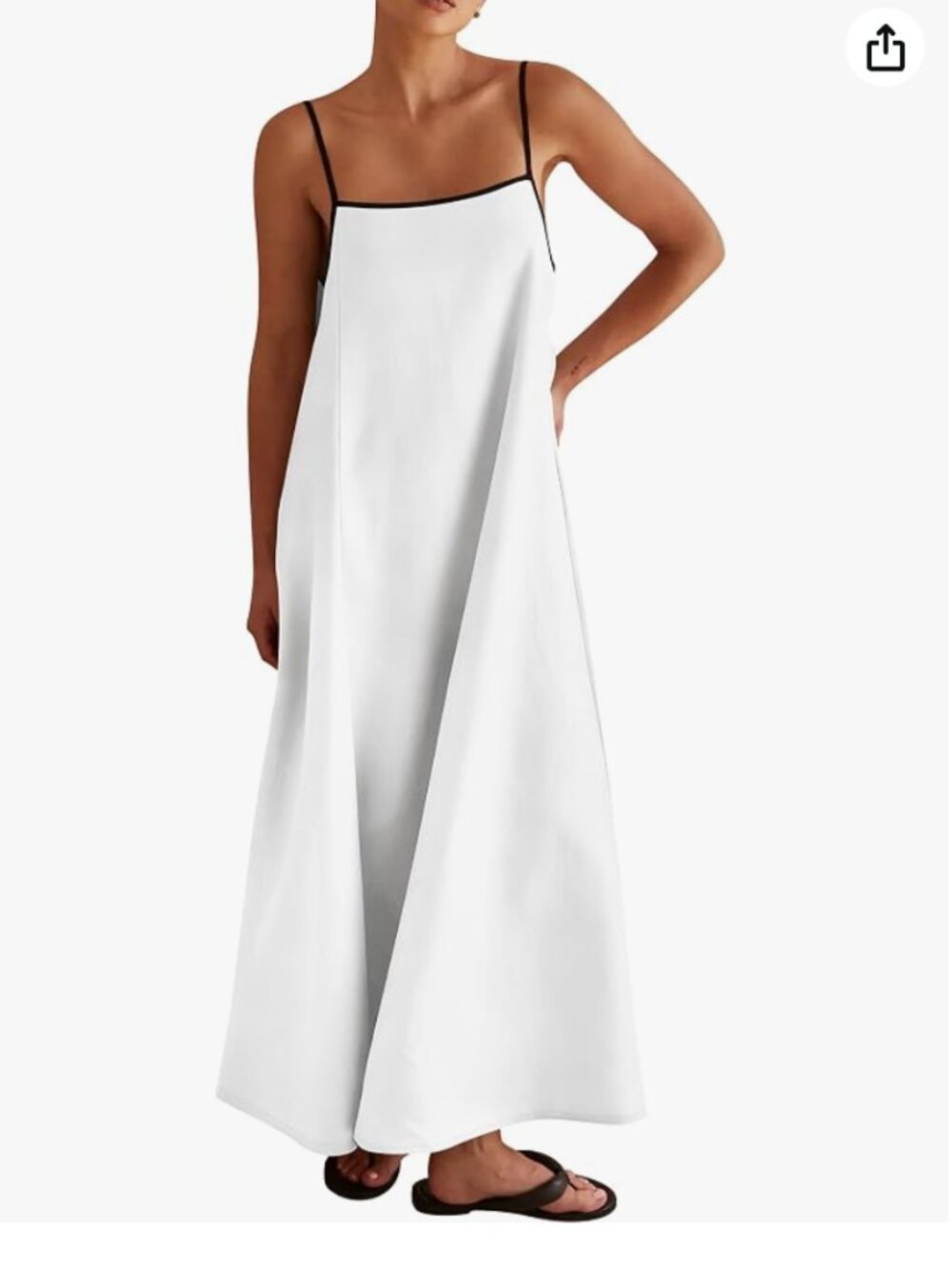 Amazon ANRABESS Womens Summer Maxi Dress Casual Spaghetti Straps Sundress Flowy
